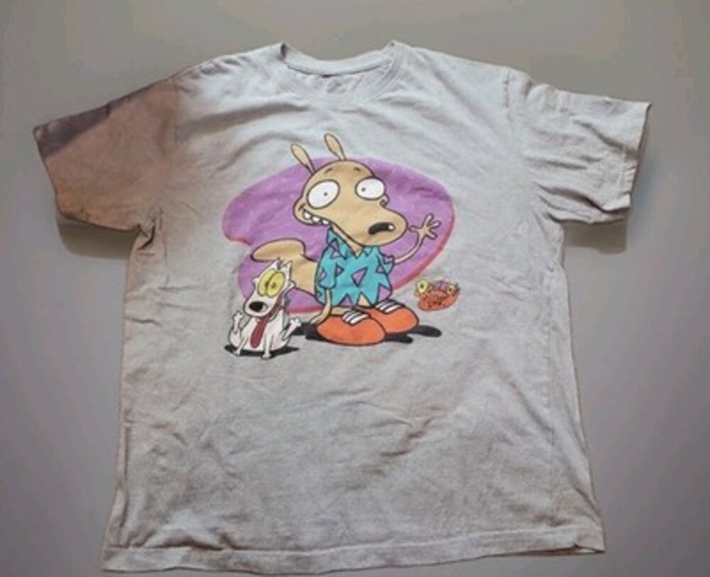 Nickelodeon Rocko's Modern Life Shirt Adult Extra Large Gray Animated TV Show